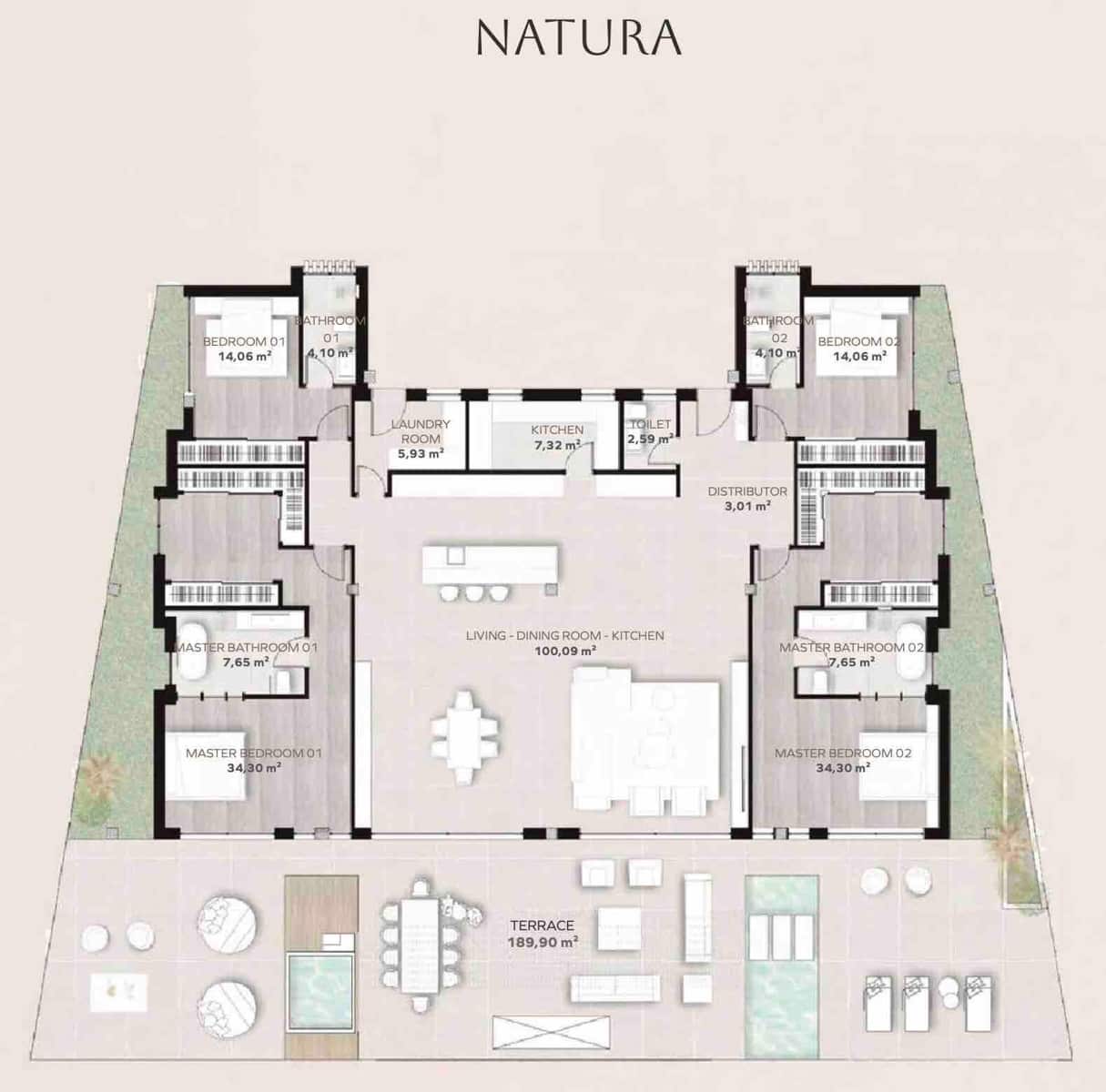 Apartamento de 4 habitaciones en Estepona en venta con piscina garaje - 5.700.500 € (Ref: 10165158)