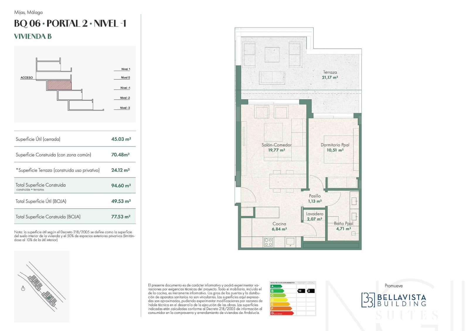 1 soverom Leilighet til salgs i La Cala de Mijas med svømmebasseng garasje - € 352 000 (Ref: 10165161)