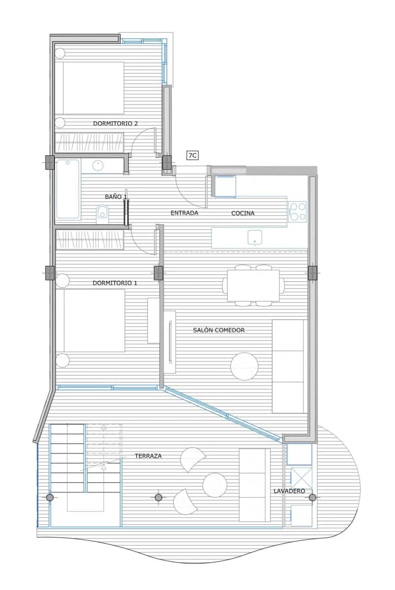 2 bedroom Penthouse for sale in Benalmadena with pool garage - € 739,000 (Ref: 7284314)