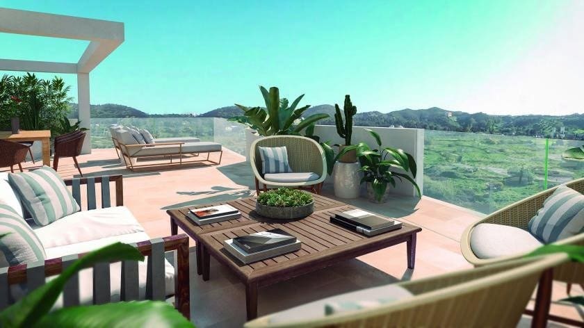 3 soverom Penthouse til salgs i Las Lagunas de Mijas med svømmebasseng garasje - € 700 000 (Ref: 7284323)