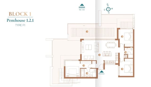 3 slaapkamer Penthouse te koop in Ojen met zwembad garage - € 1.485.000 (Ref: 7284381)