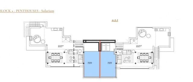 3 slaapkamer Penthouse te koop in Ojen met zwembad garage - € 1.562.000 (Ref: 7284382)