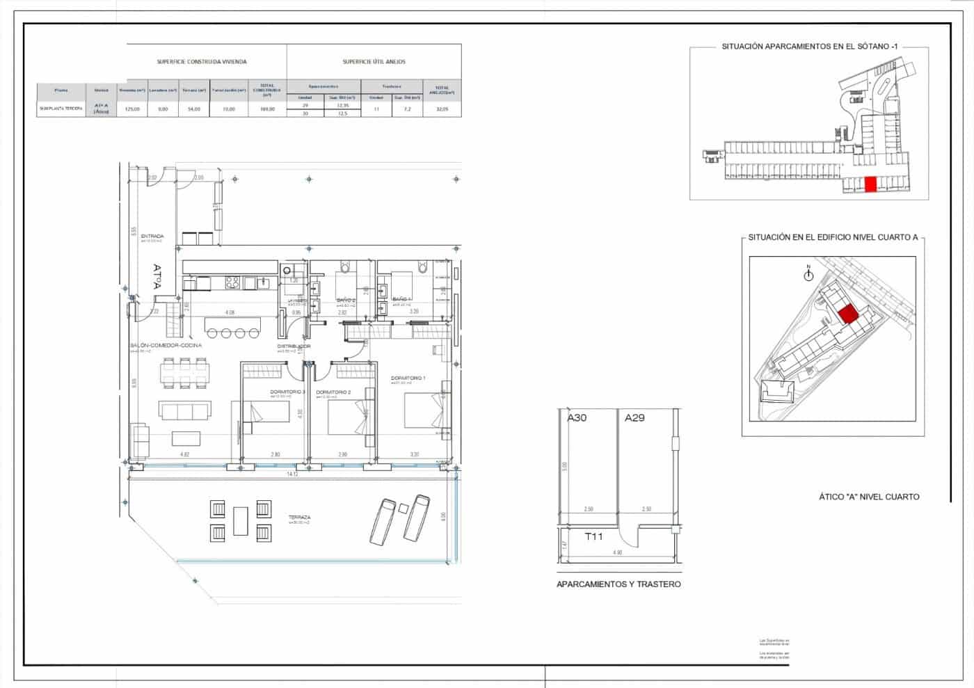 3 soveværelse Penthouse til salg i Carvajal med swimmingpool garage - € 999.000 (Ref: 7284391)