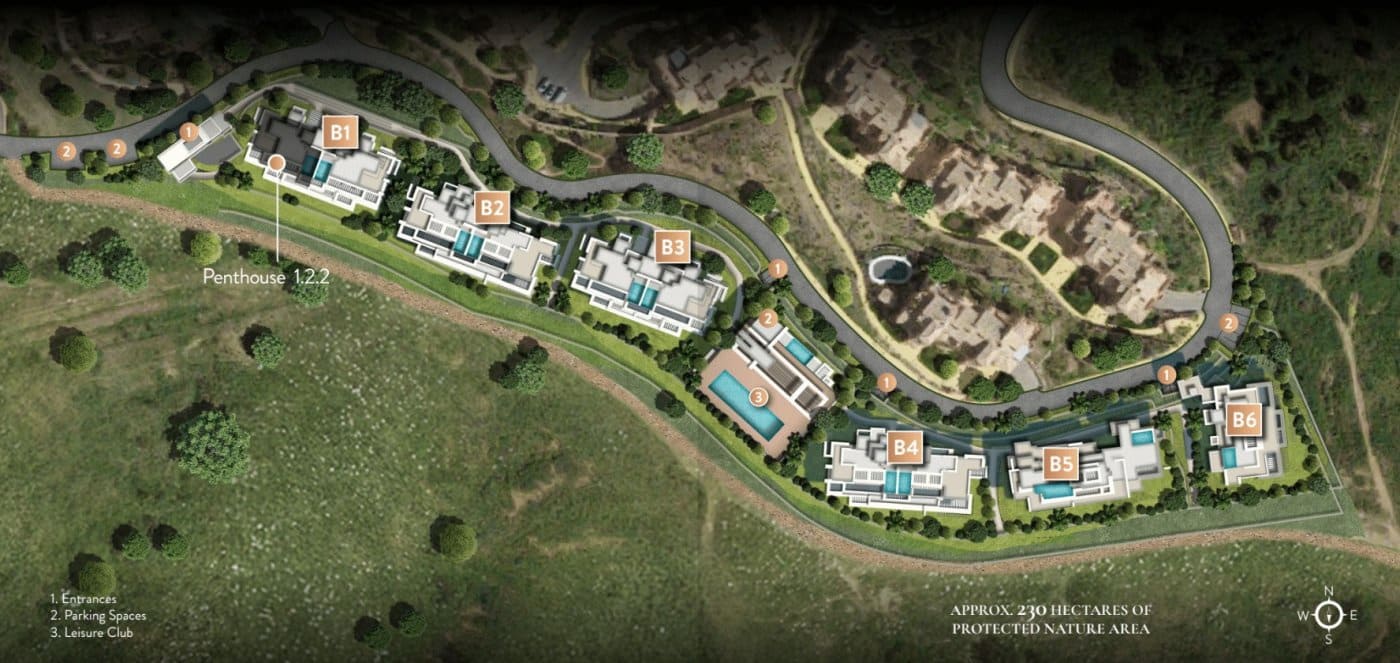 3 slaapkamer Penthouse te koop in Ojen met zwembad garage - € 1.485.000 (Ref: 7284394)