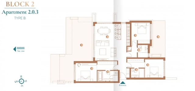 3 makuuhuone Huoneisto myytävänä paikassa Ojen mukana uima-altaan 
autotalli - 891 000 € (Ref: 7284564)