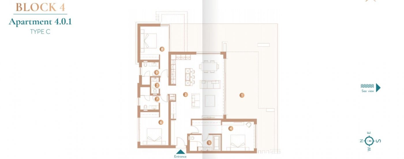 3 makuuhuone Huoneisto myytävänä paikassa Ojen mukana uima-altaan 
autotalli - 1 023 000 € (Ref: 7284566)
