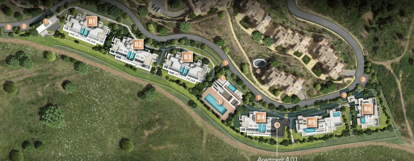 3 makuuhuone Huoneisto myytävänä paikassa Ojen mukana uima-altaan 
autotalli - 1 023 000 € (Ref: 7284566)