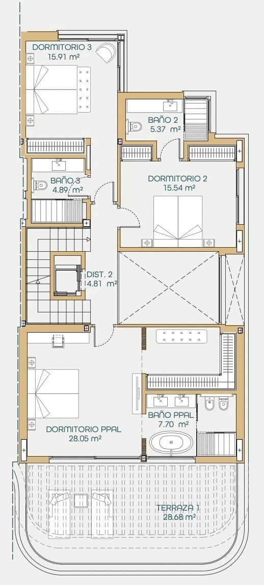 4 soveværelse Semi-Rækkehus til salg i Las Chapas med swimmingpool garage - € 3.100.000 (Ref: 7346607)