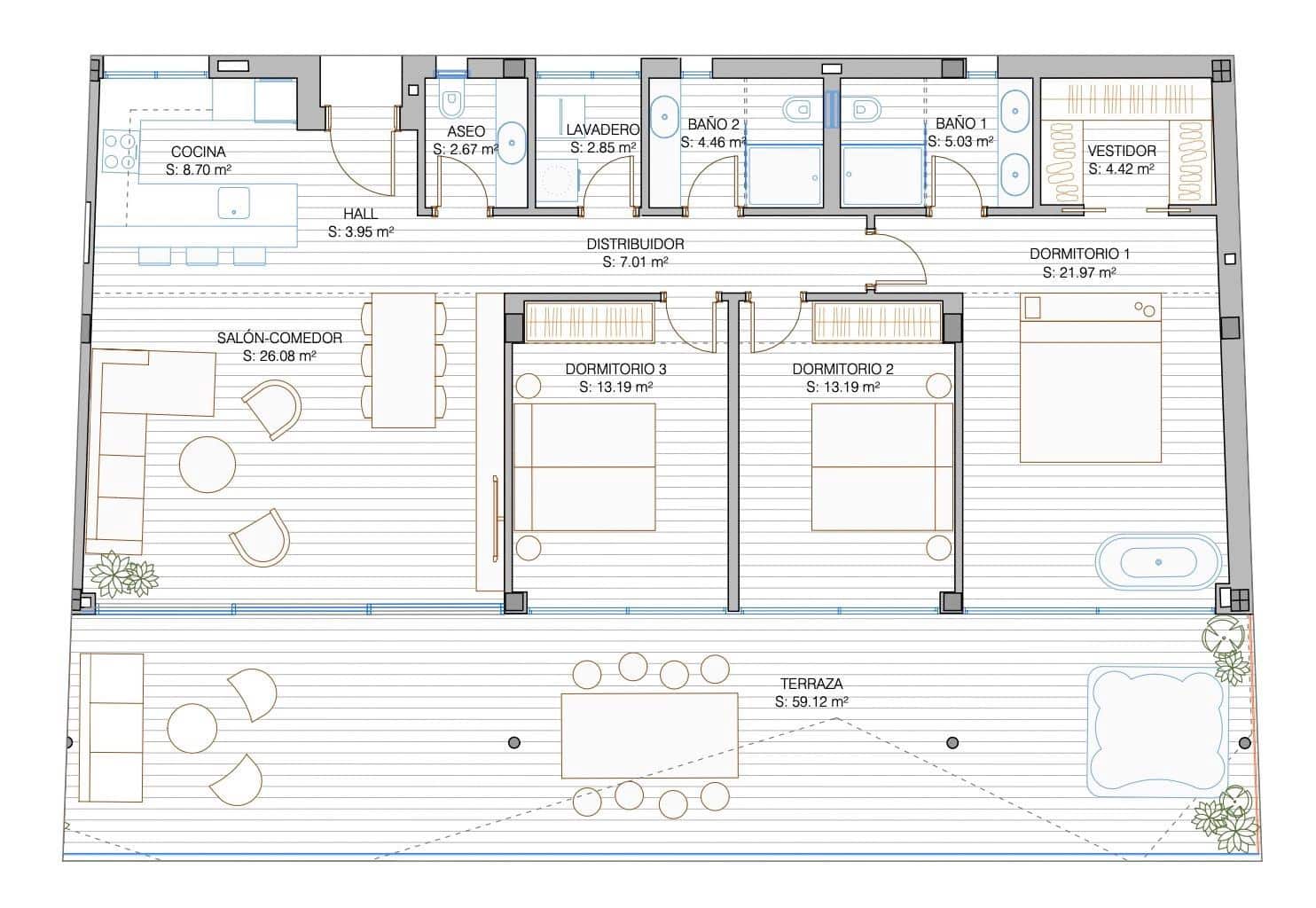 3 bedroom Apartment for sale in Fuengirola with pool garage - € 725,000 (Ref: 7425743)