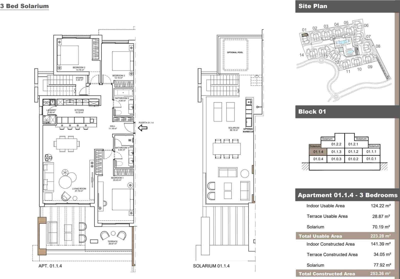 3 bedroom Penthouse for sale in New Golden Mile with garage - € 1,065,000 (Ref: 7460967)