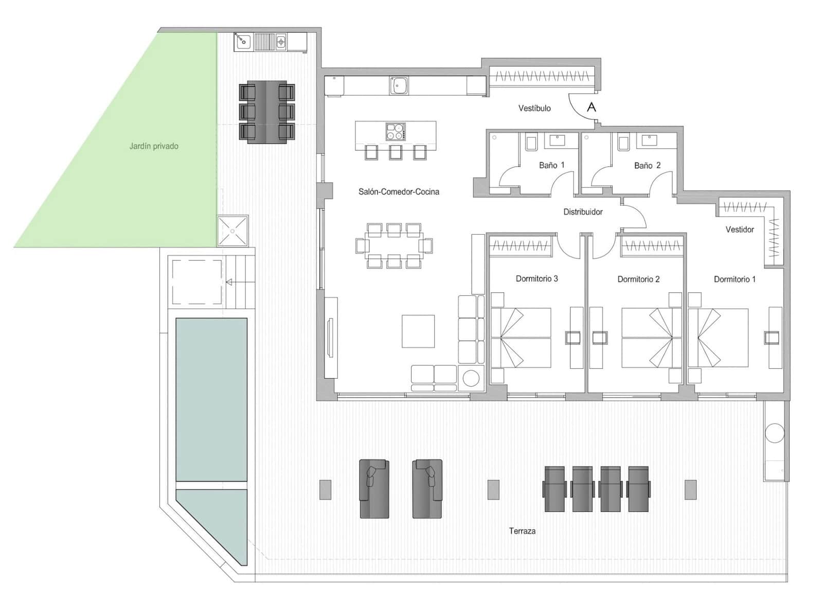 3 chambre Appartement à vendre à Fuengirola avec piscine garage - 779 900 € (Ref: 7501339)