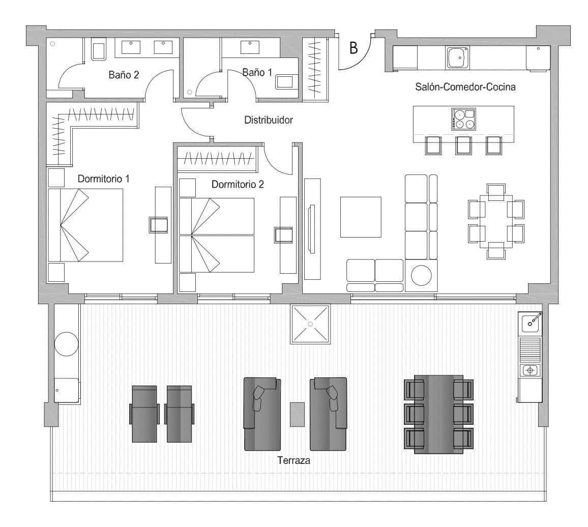 2 chambre Appartement à vendre à Fuengirola avec piscine garage - 499 900 € (Ref: 7501340)