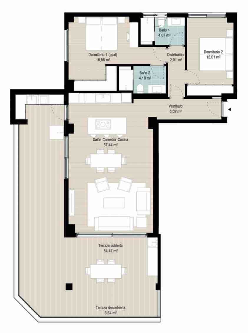 2 slaapkamer Appartement te koop in Fuengirola met zwembad garage - € 669.000 (Ref: 7501340)
