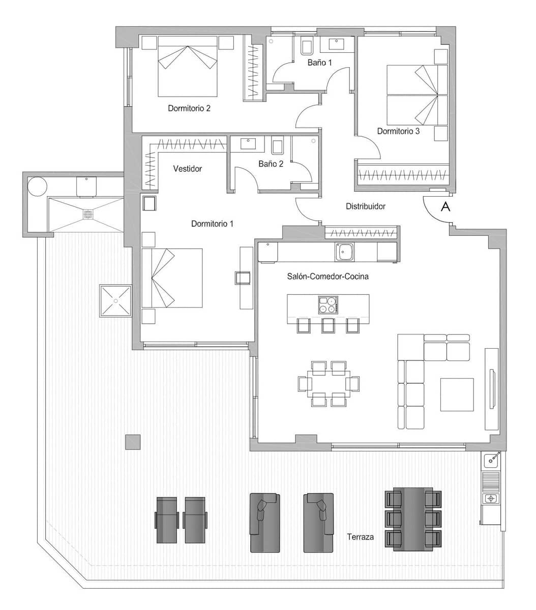 3 chambre Appartement à vendre à Fuengirola avec piscine garage - 699 900 € (Ref: 7501341)