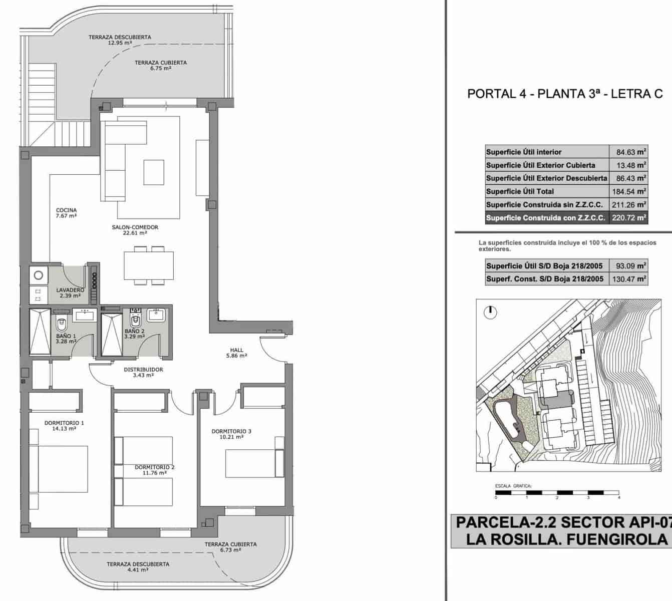3 sypialnia Penthouse na sprzedaż w Fuengirola z basenem garażem - 549 950 € (Ref: 7502938)