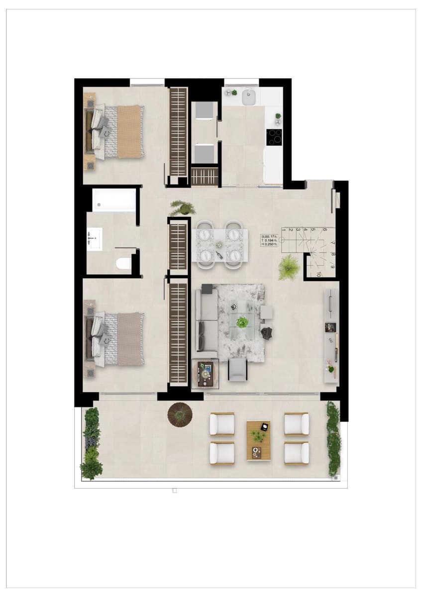 3 soverom Leilighet til salgs i Nueva Andalucia med svømmebasseng garasje - € 830 000 (Ref: 7545193)
