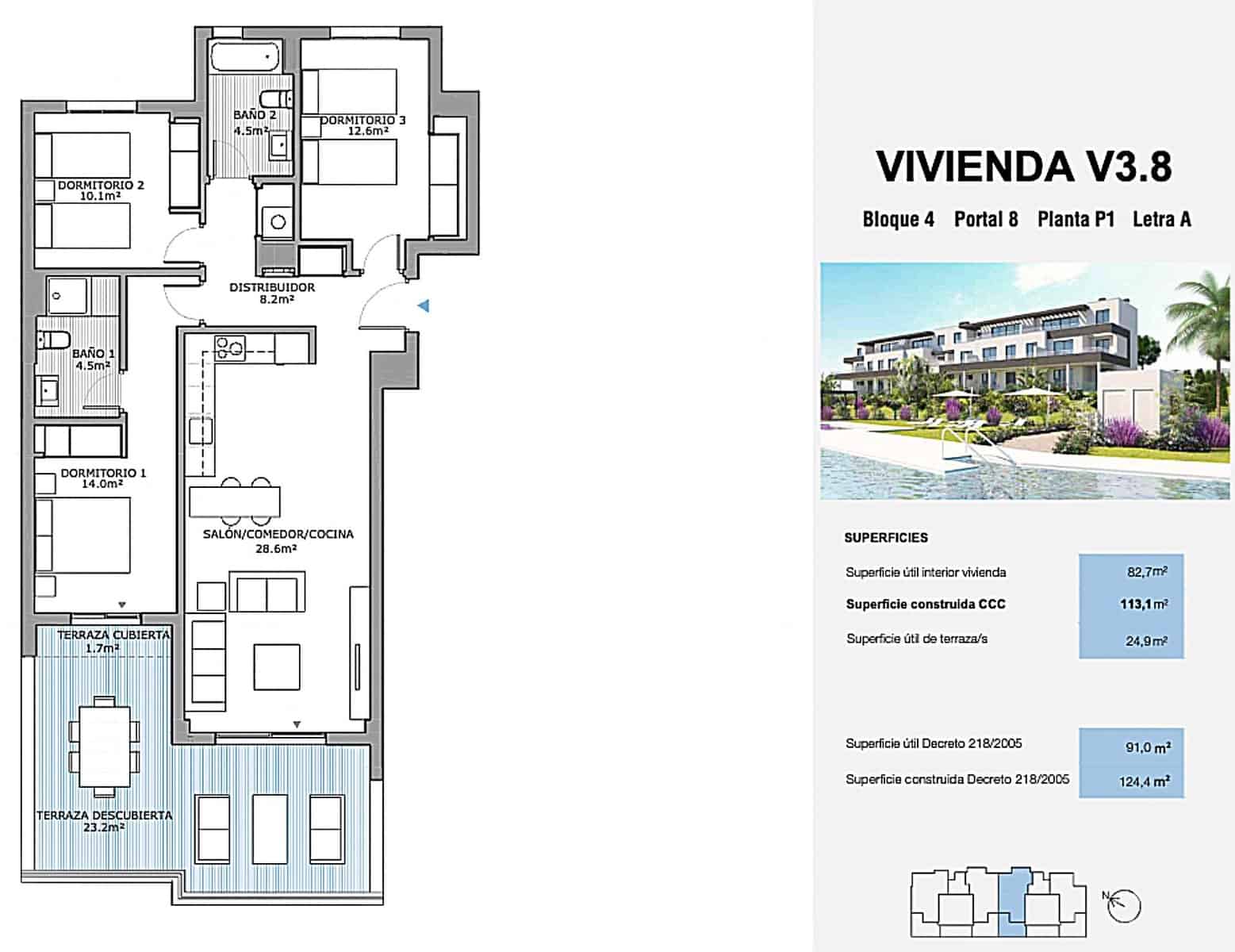 3 bedroom Apartment for sale in Estepona with pool garage - € 385,000 (Ref: 7640814)