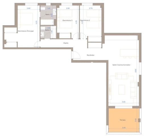 3 quarto Penthouse para venda em Mijas com piscina garagem - 469 800 € (Ref: 7674881)