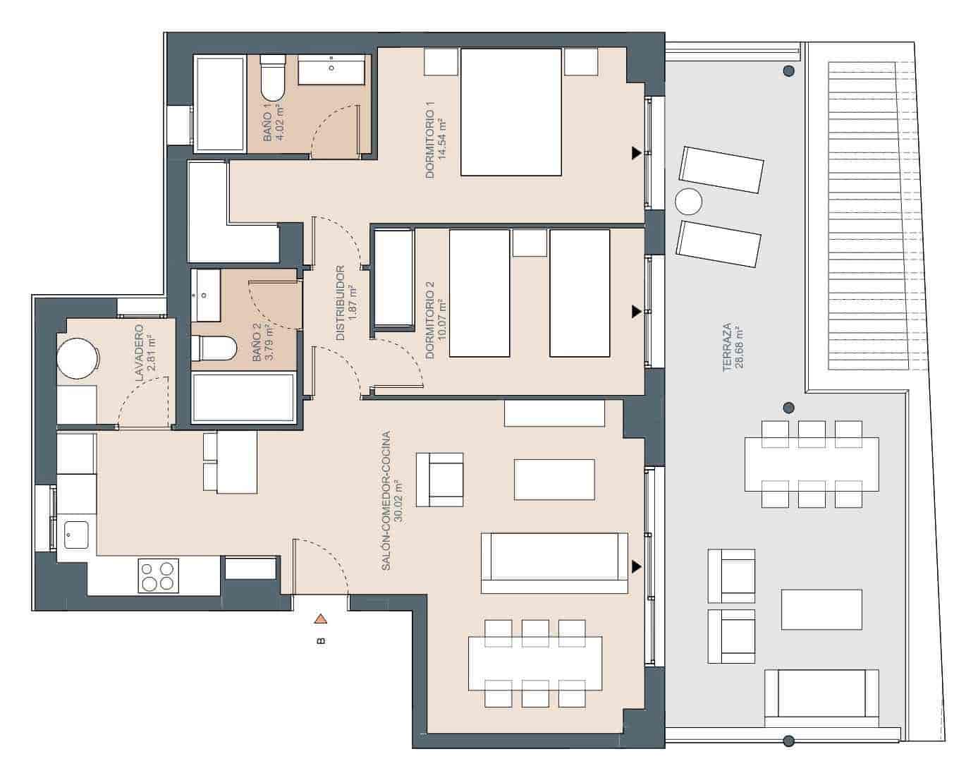 2 soveværelse Lejlighed til salg i Rincon de la Victoria med swimmingpool garage - € 510.000 (Ref: 7808875)
