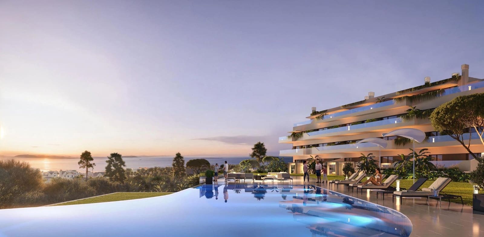 2 soverom Penthouse til salgs i El Faro med svømmebasseng garasje - € 880 000 (Ref: 8020147)