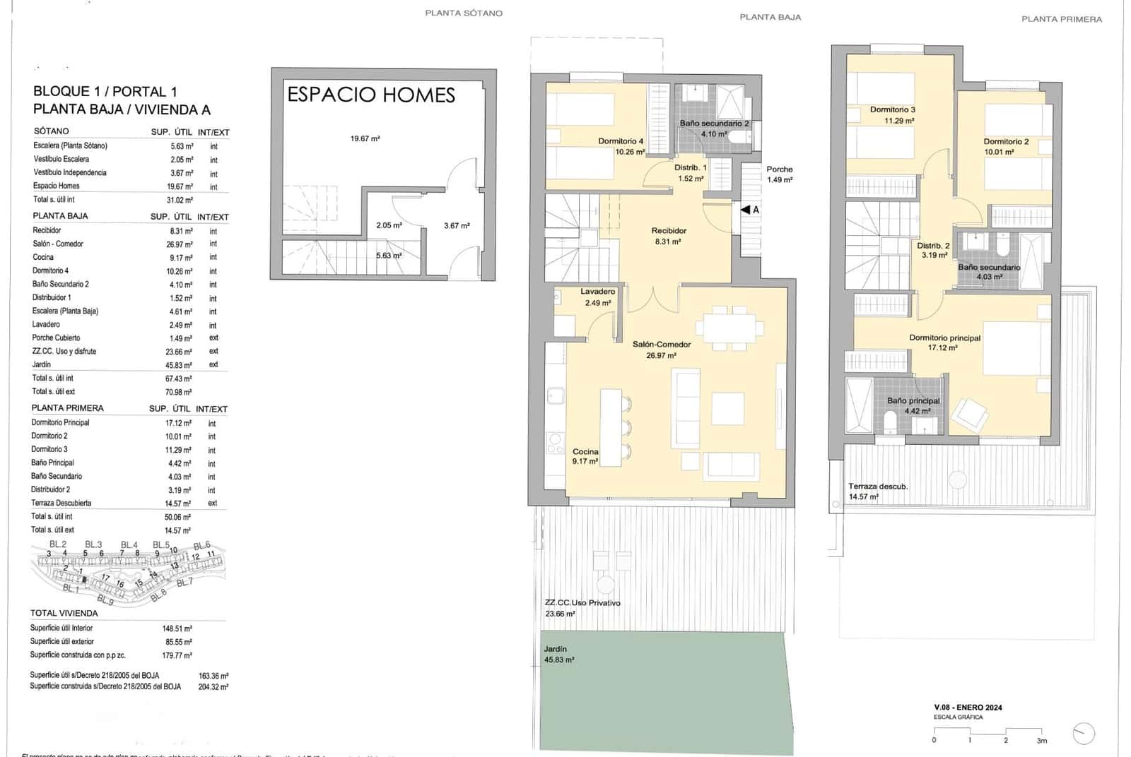 4 sypialnia Apartament na sprzedaż w Casares z basenem garażem - 548 000 € (Ref: 8109960)