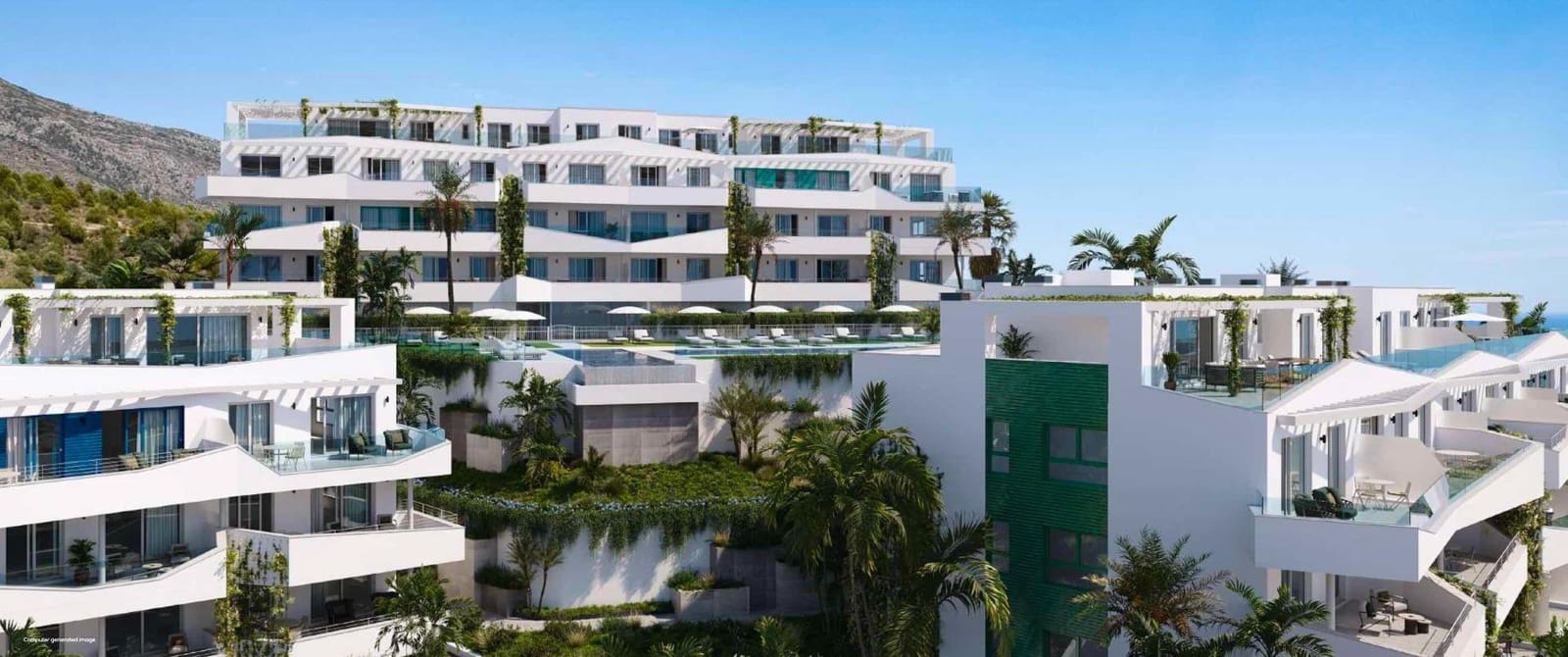 2 slaapkamer Appartement te koop in Mijas met zwembad garage - € 429.000 (Ref: 8119976)