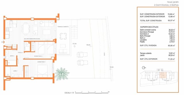 2 bedroom Apartment for sale in Los Pacos, Fuengirola with pool garage - € 328,000 (Ref: 8242968)