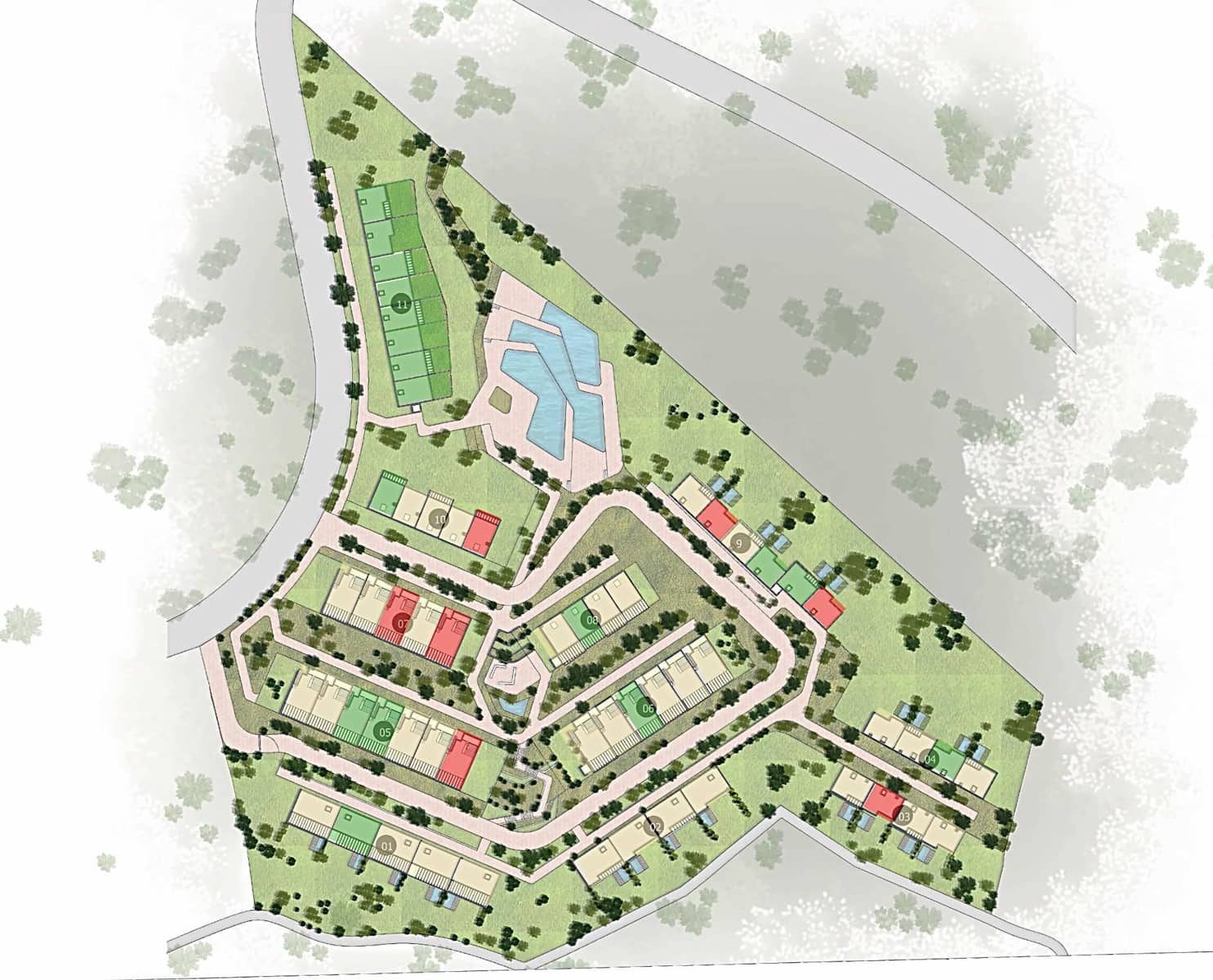 2 soverom Rekkehus til salgs i Entrerrios med svømmebasseng garasje - € 495 000 (Ref: 8308861)