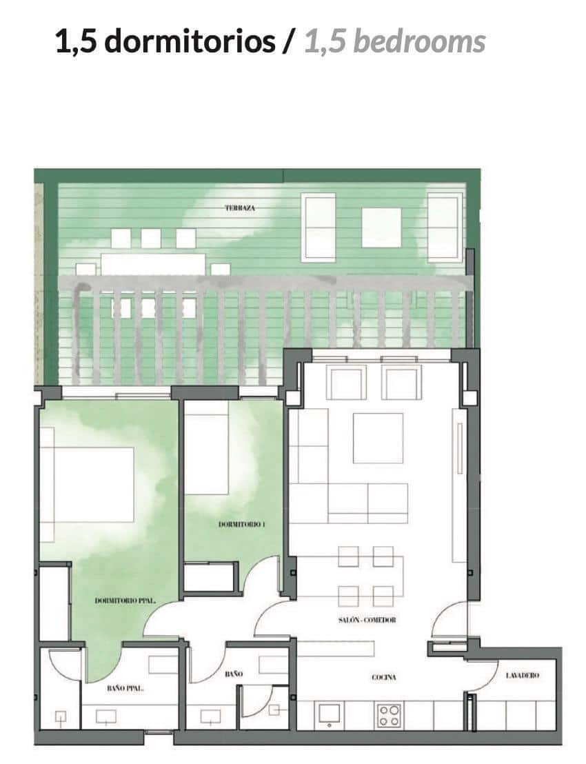 2 bedroom Apartment for sale in Mijas with pool garage - € 470,000 (Ref: 8392822)