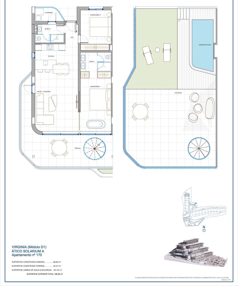 2 sovrum Takvåning till salu i Fuengirola med pool garage - 940 000 € (Ref: 8468120)