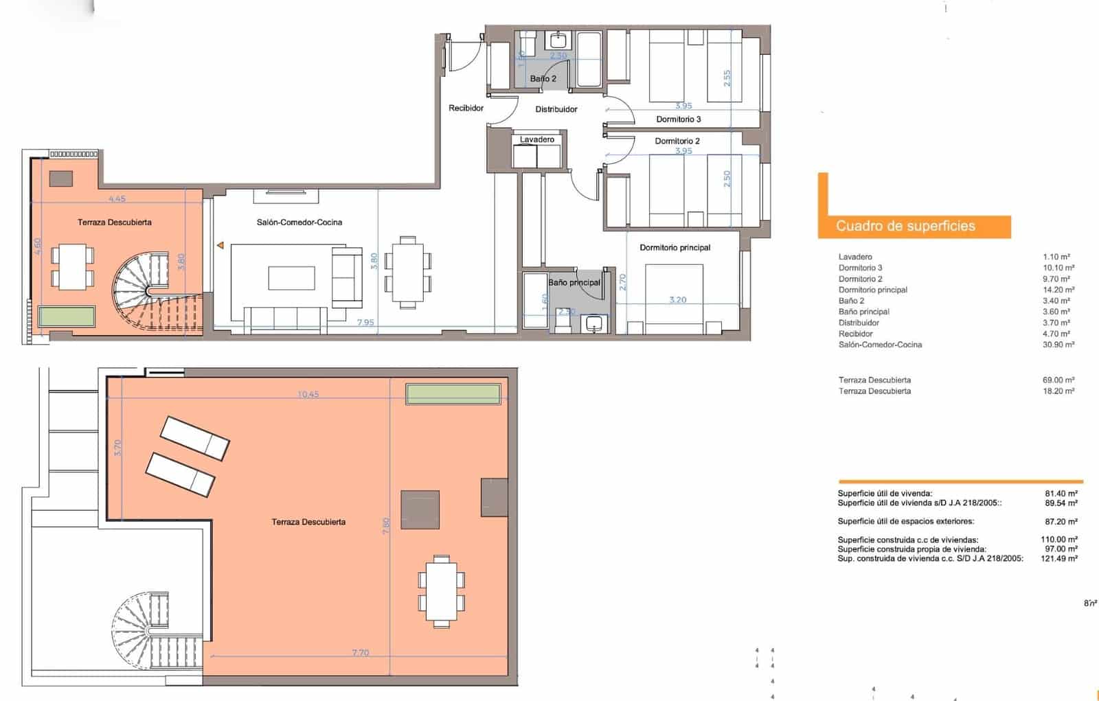 3 sovrum Takvåning till salu i Benalmadena med pool garage - 440 000 € (Ref: 8527708)