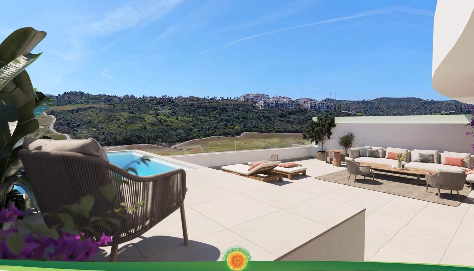 3 sypialnia Penthouse na sprzedaż w La Alcaidesa z basenem garażem - 865 000 € (Ref: 8570579)