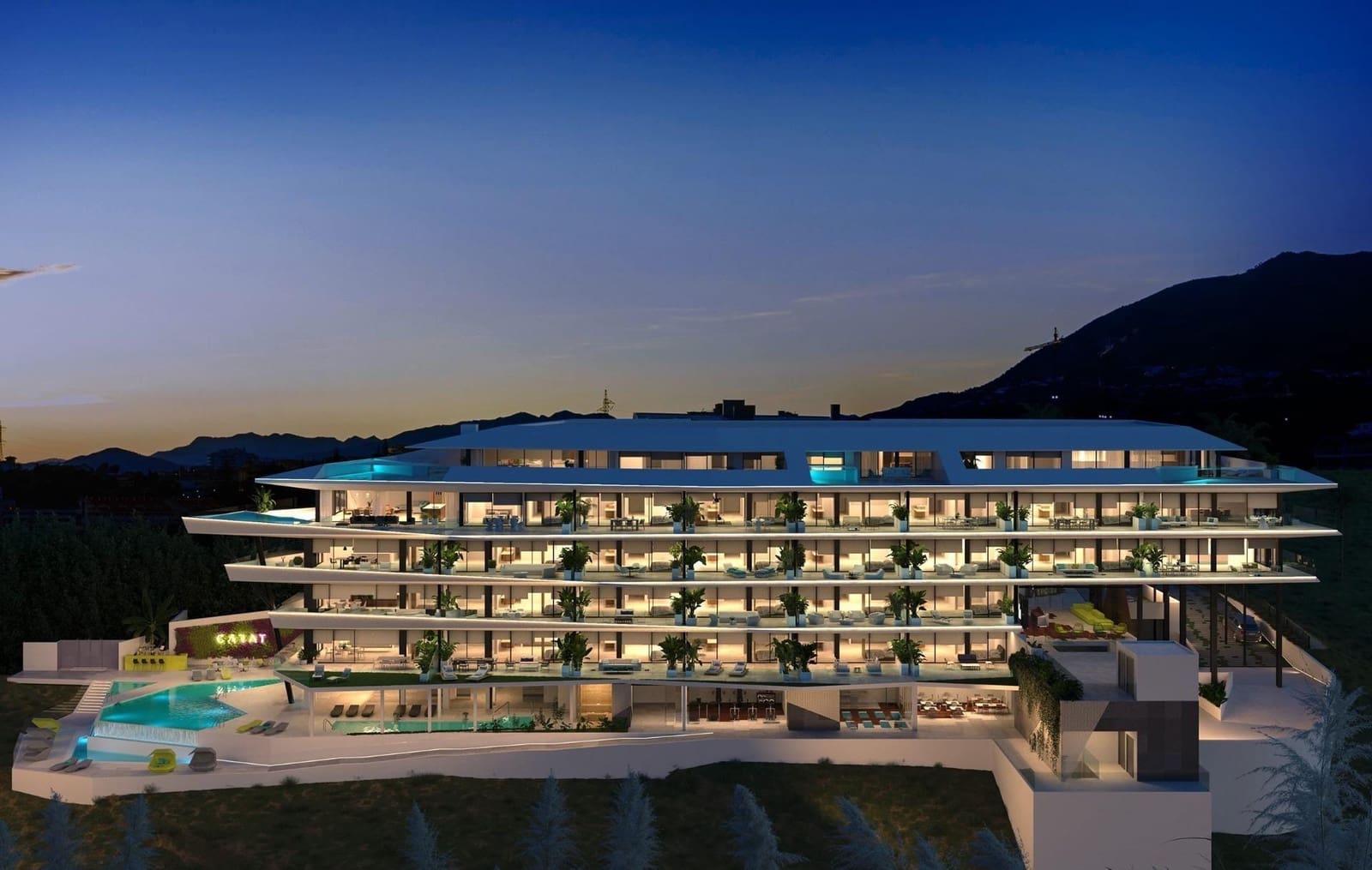 4 sovrum Takvåning till salu i Benalmadena med pool garage - 2 869 000 € (Ref: 8625134)