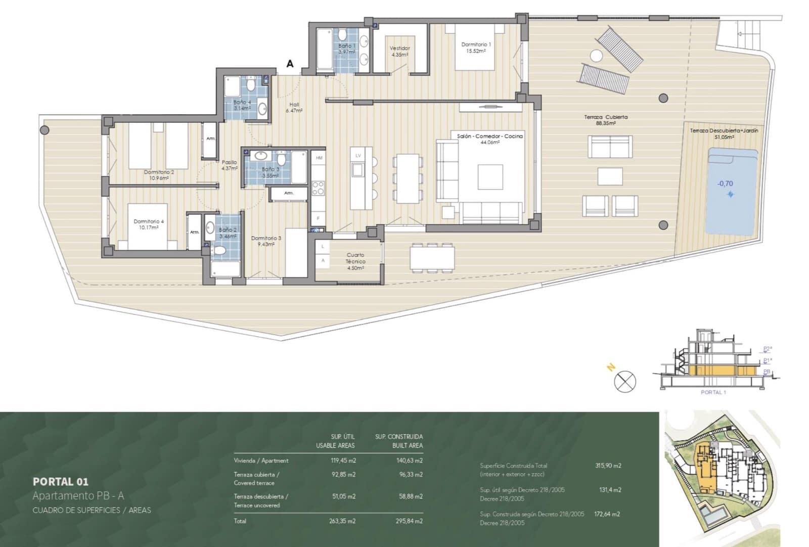 3 slaapkamer Appartement te koop in Marbella met zwembad garage - € 1.150.000 (Ref: 8636625)