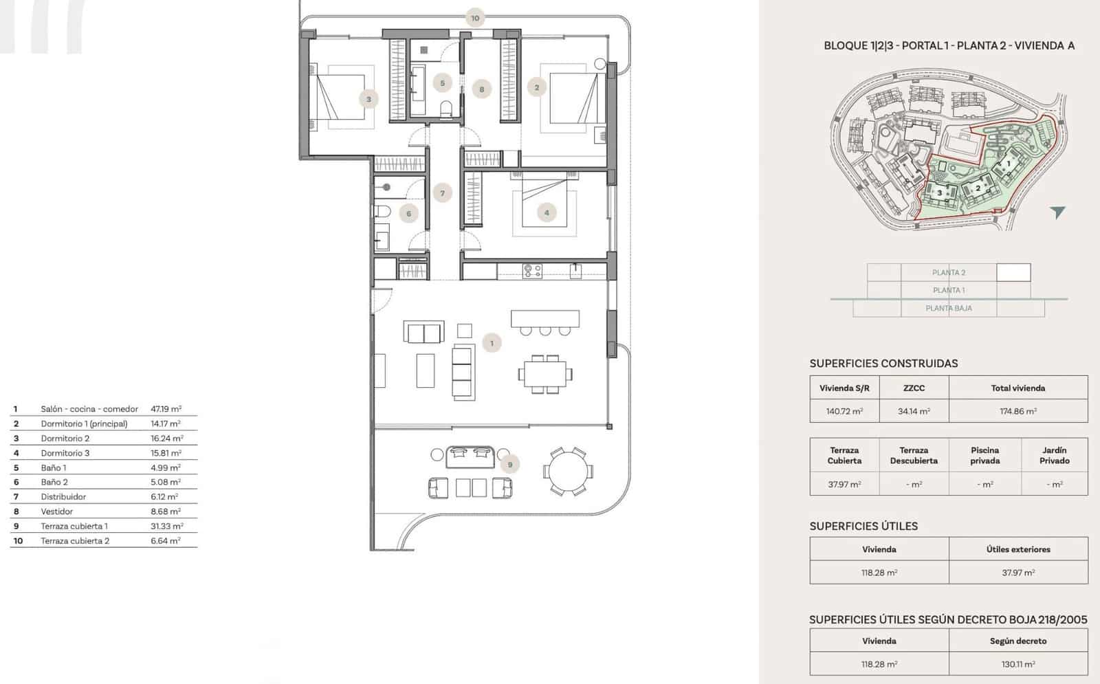 3 sovrum Takvåning till salu i Estepona med pool garage - 895 000 € (Ref: 8652491)