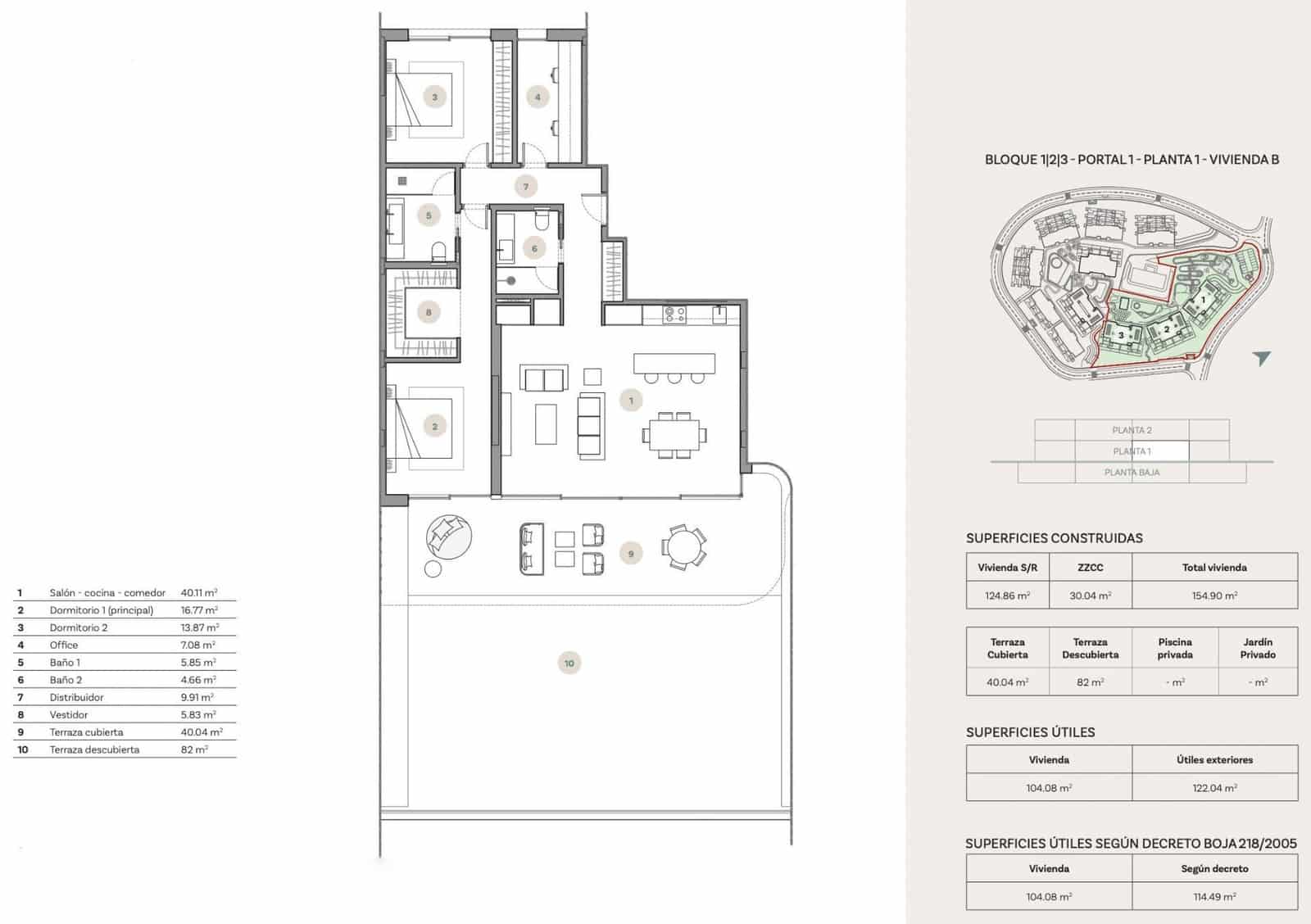 2 chambre Appartement à vendre à Estepona avec piscine garage - 840 000 € (Ref: 8662356)