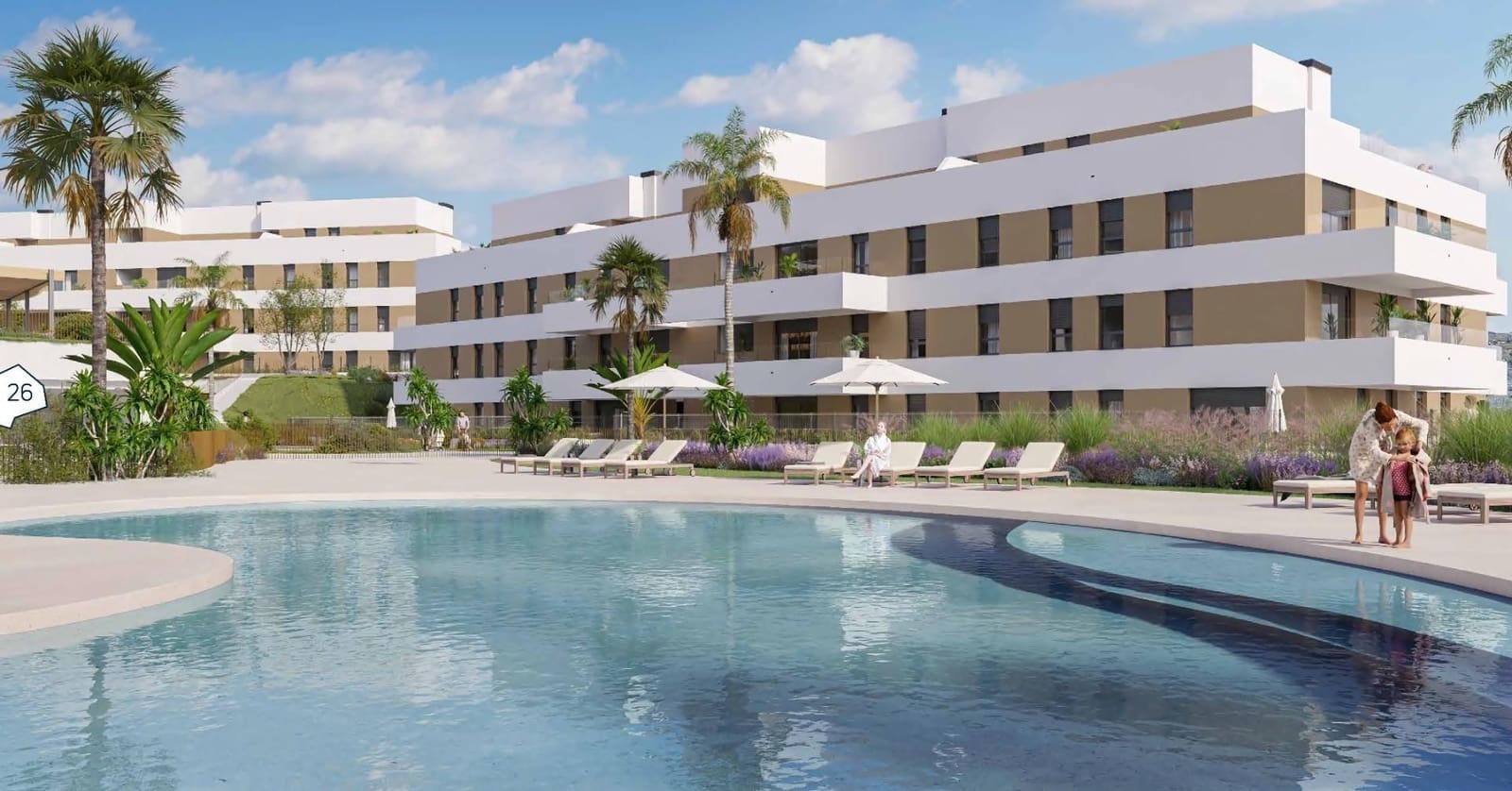 3 makuuhuone Kattohuoneisto myytävänä paikassa La Cala de Mijas mukana uima-altaan 
autotalli - 635 000 € (Ref: 8666647)