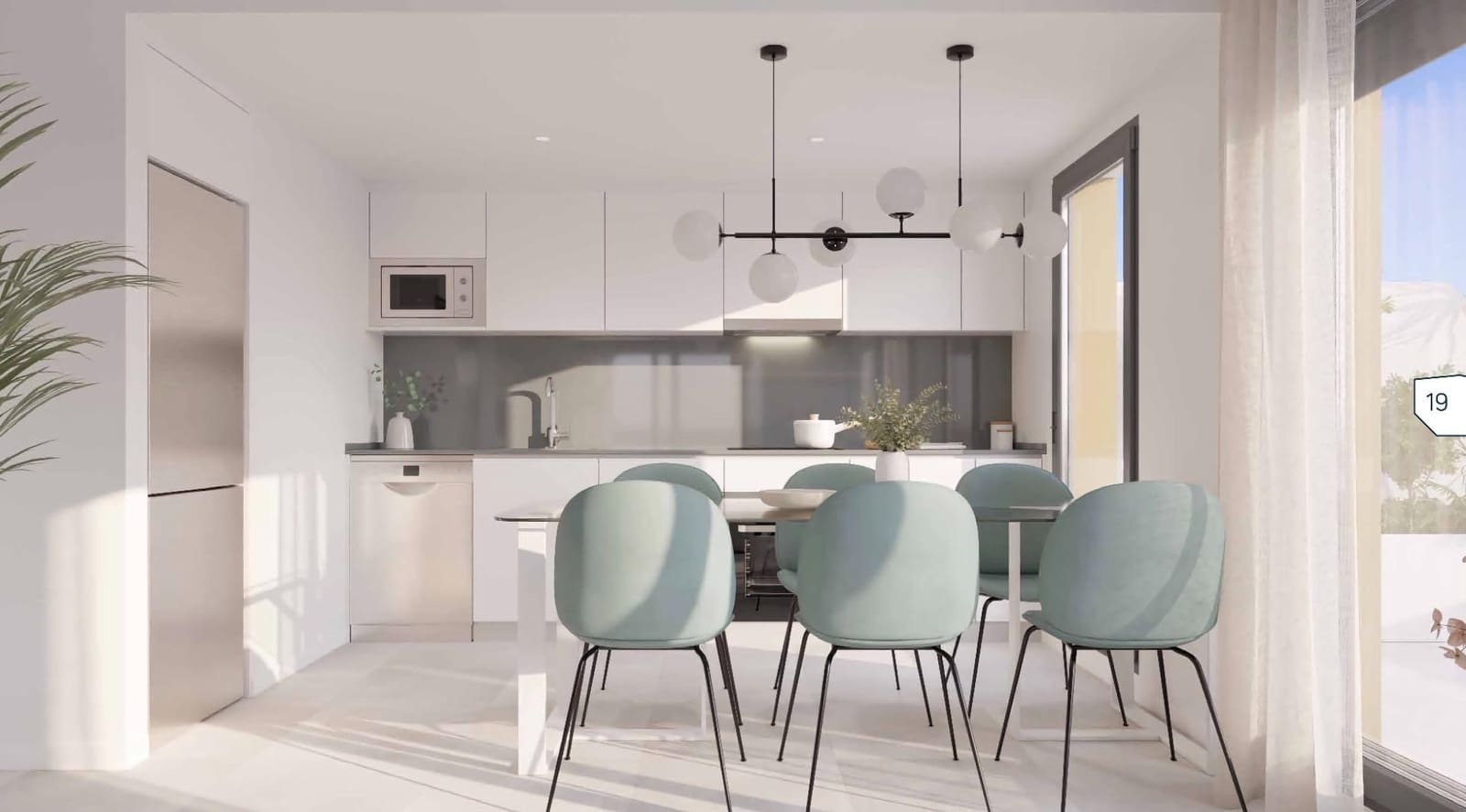 3 makuuhuone Kattohuoneisto myytävänä paikassa La Cala de Mijas mukana uima-altaan 
autotalli - 635 000 € (Ref: 8666647)