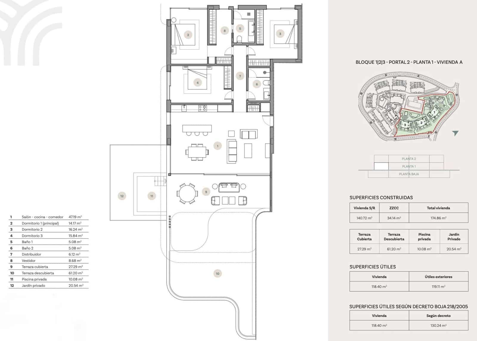 3 Zimmer Apartment zu verkaufen in Estepona mit Pool Garage - 995.000 € (Ref: 8666659)