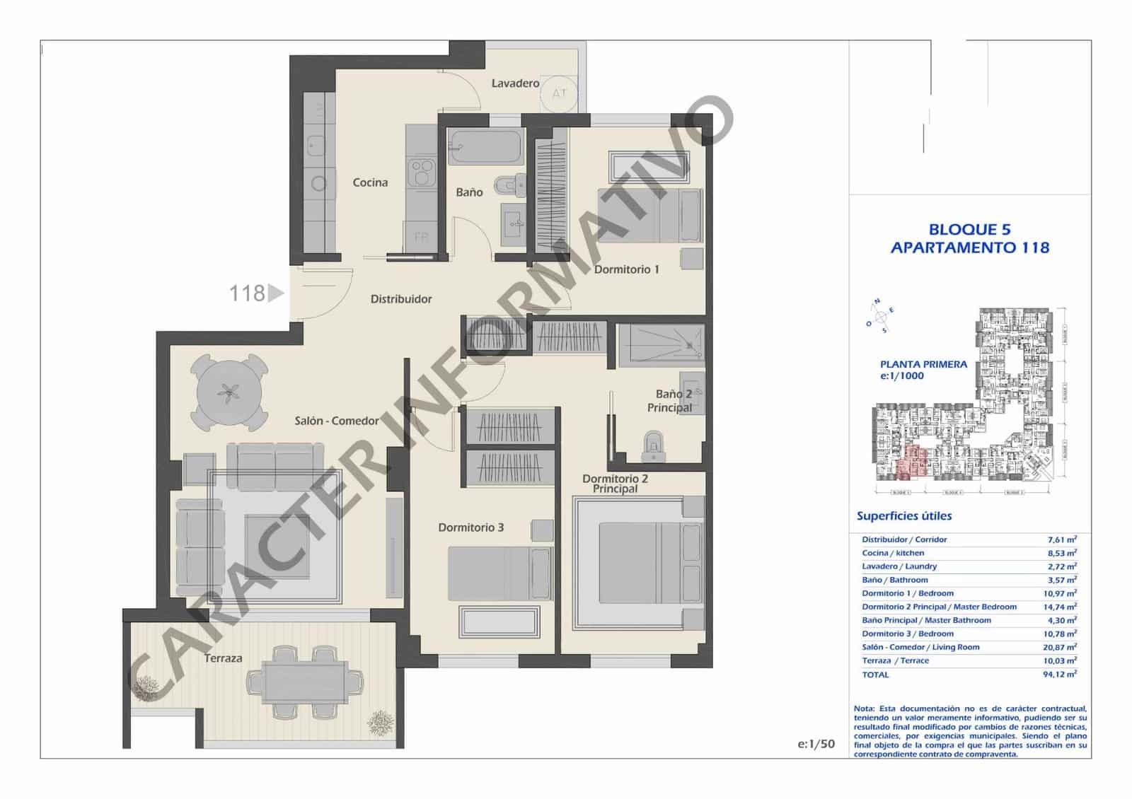 3 quarto Apartamento para venda em Marbella com piscina garagem - 503 000 € (Ref: 8802006)