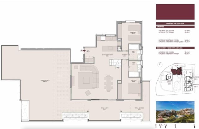 3 soveværelse Lejlighed til salg i Bel-Air, Estepona med swimmingpool garage - € 1.338.000 (Ref: 9104734)