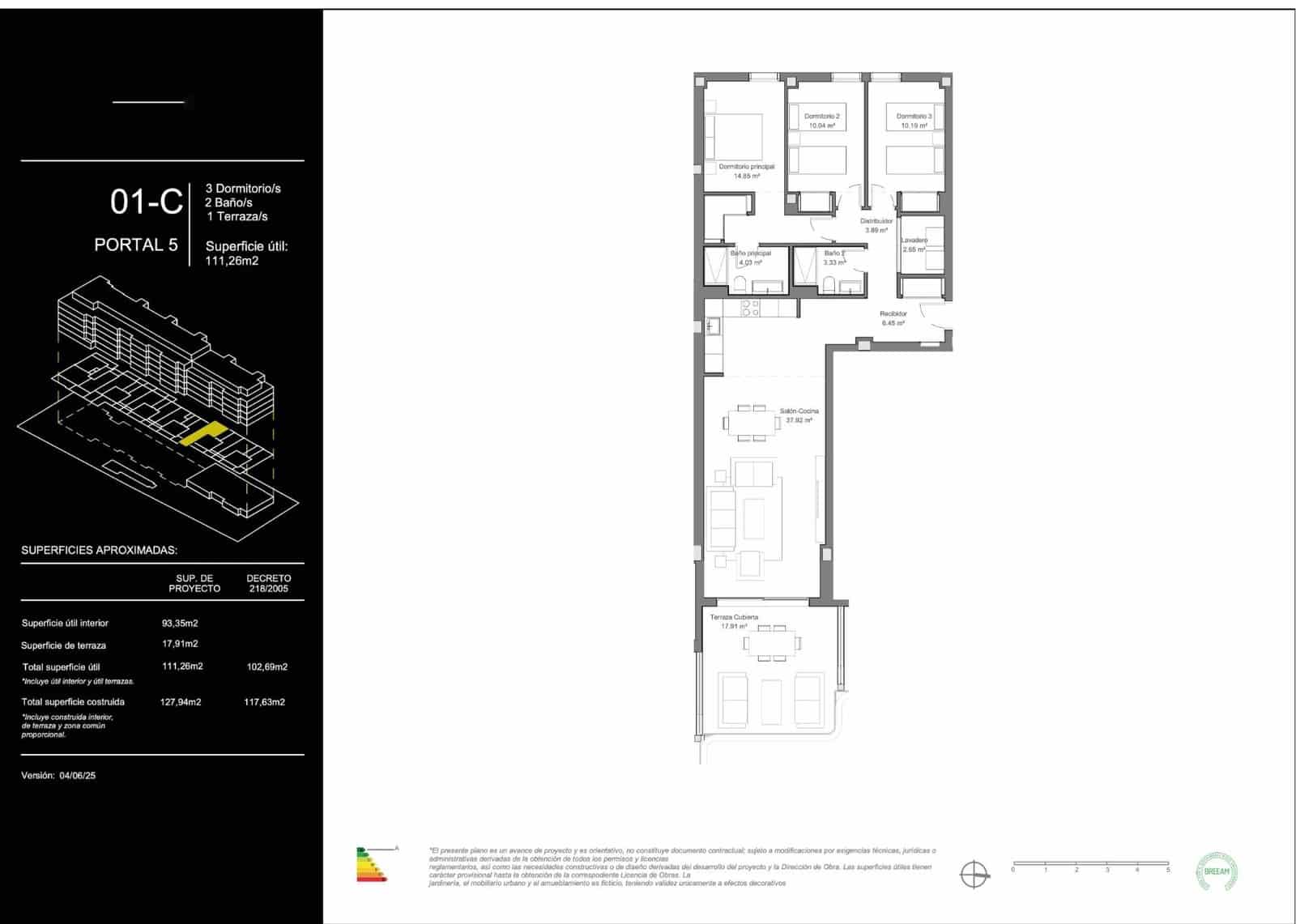 3 bedroom Penthouse for sale in Torremolinos with pool garage - € 493,000 (Ref: 9167358)