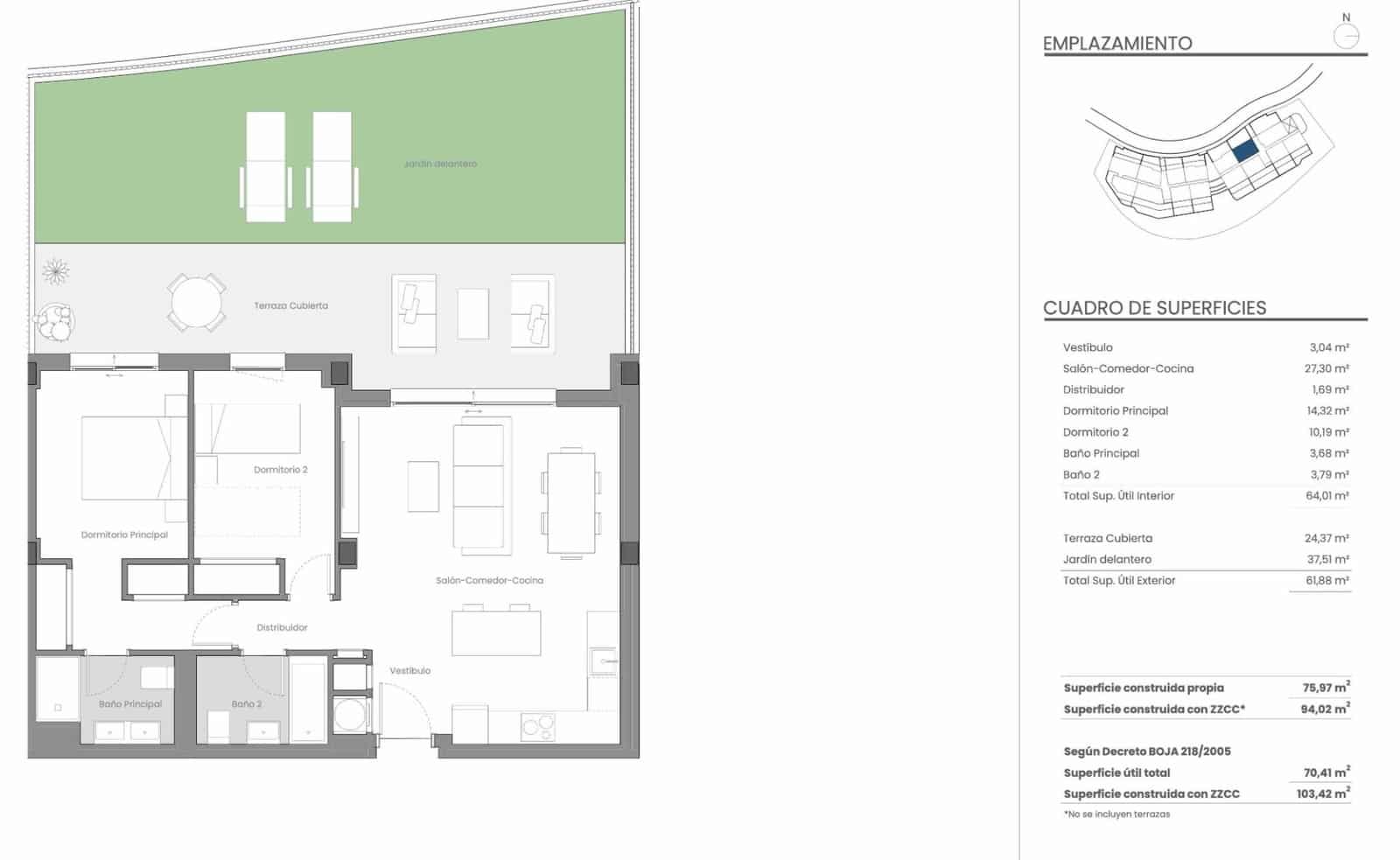 2 makuuhuone Huoneisto myytävänä paikassa Estepona mukana uima-altaan 
autotalli - 365 000 € (Ref: 9167361)