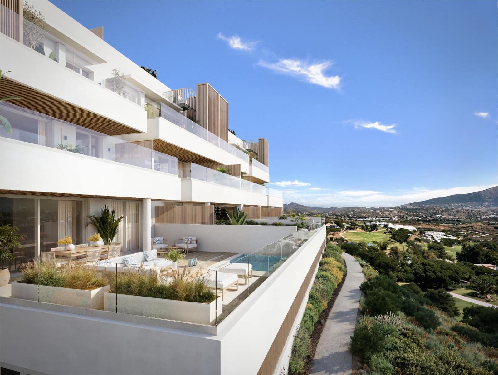 2 sovrum Takvåning till salu i Mijas med pool garage - 619 900 € (Ref: 9181110)