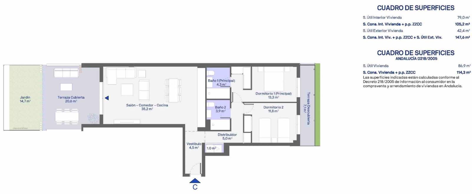 2 sovrum Lägenhet till salu i Casares med pool garage - 403 000 € (Ref: 9193889)