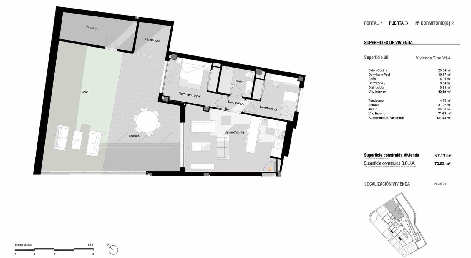 2 makuuhuone Huoneisto myytävänä paikassa Estepona mukana uima-altaan 
autotalli - 489 700 € (Ref: 9193890)