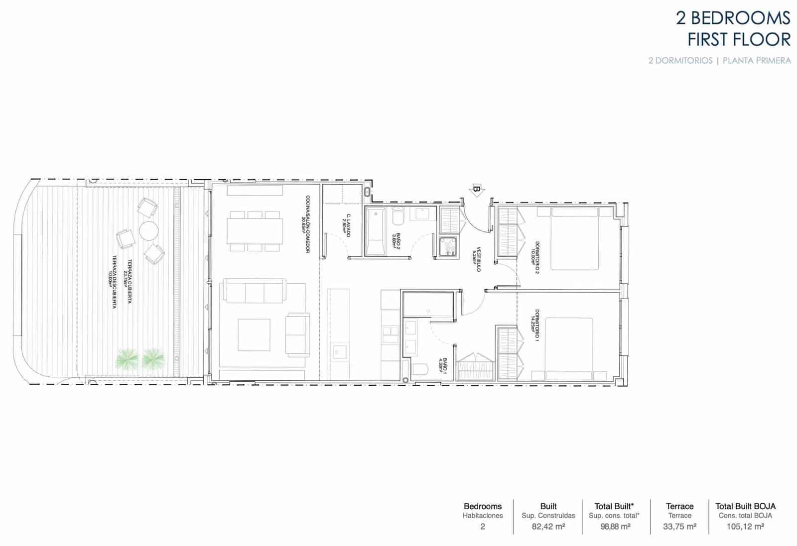 Apartamento de 2 habitaciones en Estepona en venta con garaje - 457.000 € (Ref: 9195670)