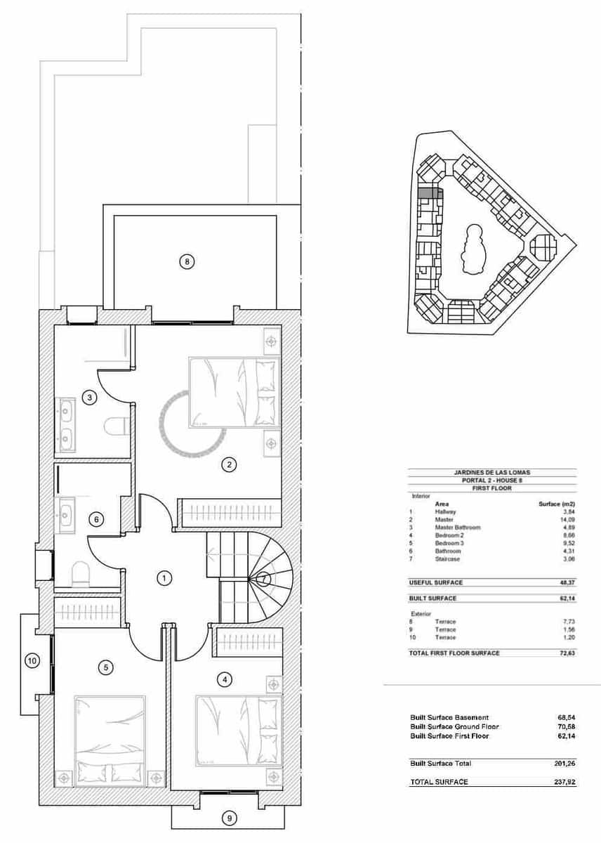 4 sypialnia Dom szeregowy na sprzedaż w Marbella z basenem garażem - 1 395 000 € (Ref: 9204658)
