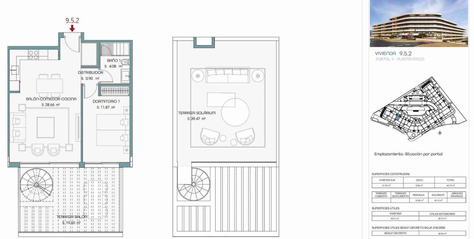 1 sypialnia Penthouse na sprzedaż w Estepona - 465 000 € (Ref: 9204659)