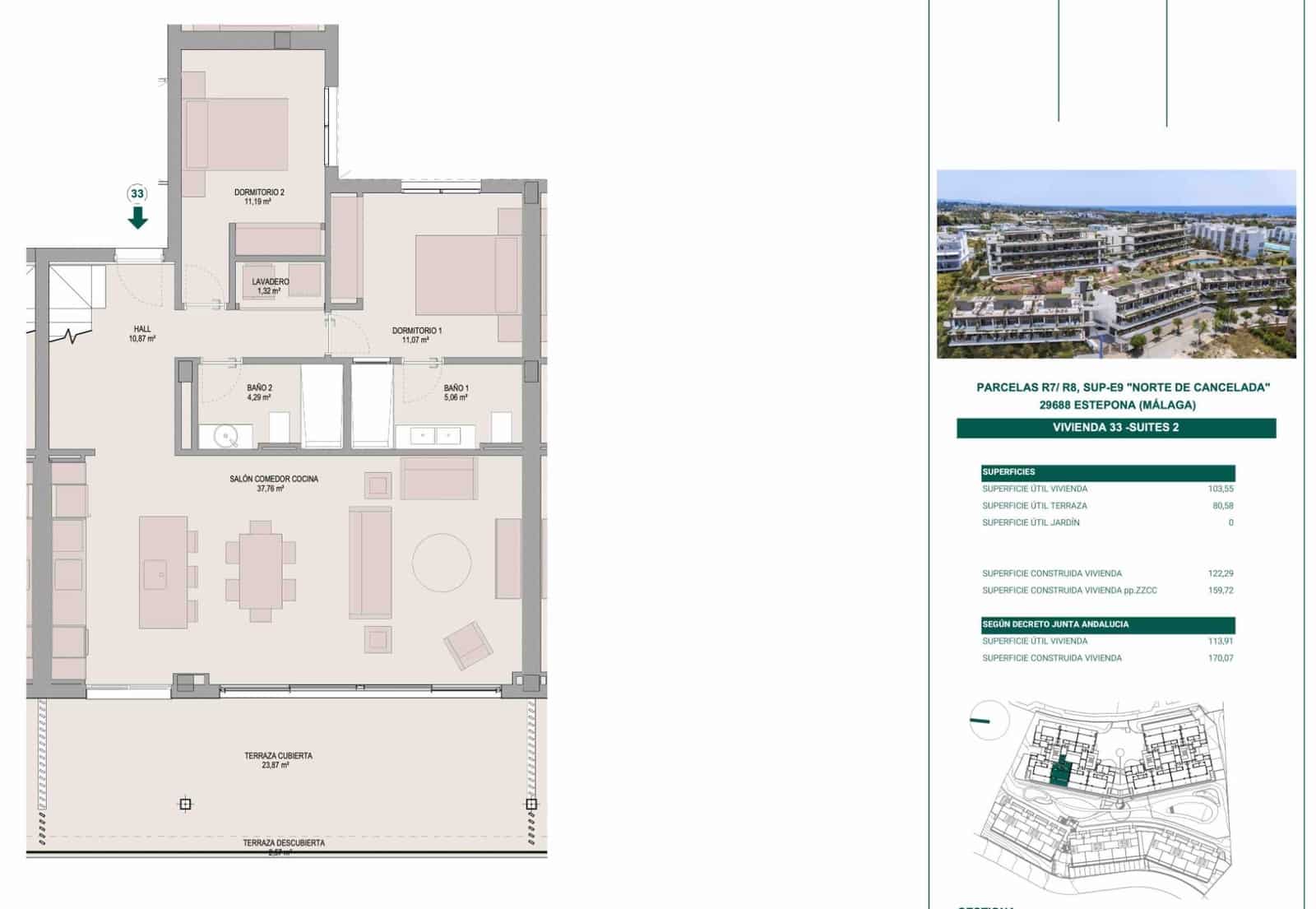 3 slaapkamer Penthouse te koop in Cancelada met zwembad garage - € 752.000 (Ref: 9204663)